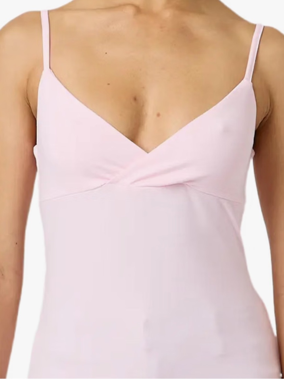 Amazon Light Pink V-Neck Cami Tank Top
